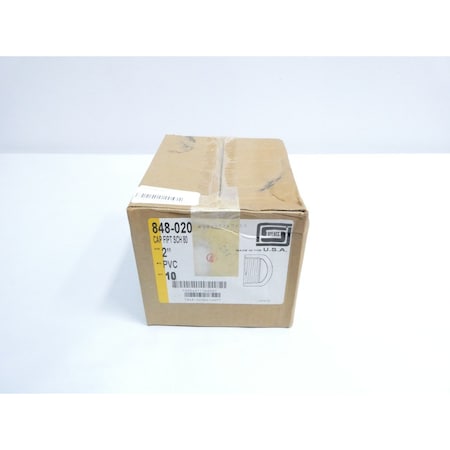 Spears BOX OF 10 FIPT SCH 80 CAP 2IN PVC PIPE PLUG, 10PK 848-020